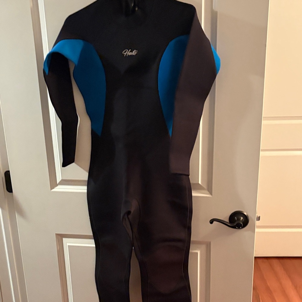 Black and Blue Wetsuit